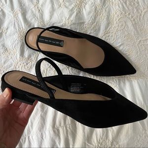 Never worn Steven by Steve Madden Slingback Flats